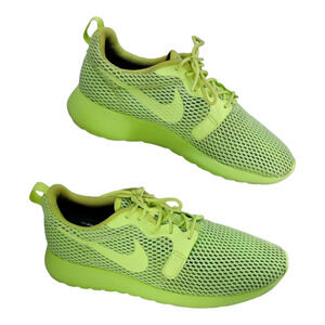 Nike Roshe One Hyper Breathe 833826-300 Green Running Shoes Sneakers Womens 7.5